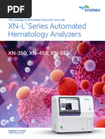 Xn l Series Automated Hematology Analyzers Brochure