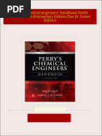 Perry's chemical engineers' handbook Ninth Edition, 85Th Anniversary Edition Don W. Green (Editor) download pdf