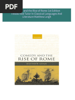 Where can buy Comedy and the Rise of Rome 1st Edition Fellow And Tutor In Classical Languages And Literature Matthew Leigh ebook with cheap price