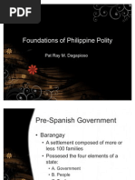 Foundations of Philippine Polity