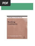 Full download Rolling Contacts Tribology in Practice Series 1st Edition T. A. Stolarski pdf docx