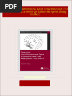 Instant Download Analyzing High-Dimensional Gene Expression and DNA Methylation Data with R 1st Edition Hongmei Zhang (Author) PDF All Chapters