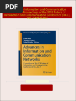 Advances in Information and Communication Networks: Proceedings of the 2018 Future of Information and Communication Conference (FICC), Vol. 1 Kohei Arai 2024 Scribd Download