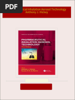 PDF Pharmaceutical Inhalation Aerosol Technology Anthony J. Hickey download