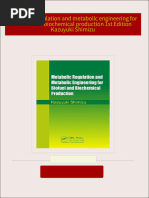 Download ebooks file Metabolic regulation and metabolic engineering for biofuel and biochemical production 1st Edition Kazuyuki Shimizu all chapters