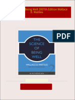 Full download The Science of Being Well 2007th Edition Wallace D. Wattles pdf docx