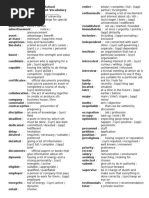 Vacancy Vocabulary