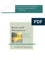 Instant Access to Kant and Mysticism Critique as the Experience of Baring All in Reason s Light Stephen R Palmquist ebook Full Chapters