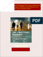 Download ebooks file Lean And Agile Project Management How To Make Any Project Better Faster And More Cost Effective 1st Edition Terra Vanzant Stern all chapters