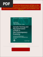 Instant ebooks textbook Genetic Testing and the Governance of Risk in the Contemporary Economy: Comparative Reflections in the Insurance and Employment Law Contexts Lara Khoury download all chapters