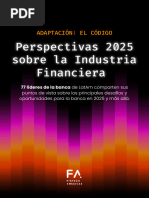 Perspectivas 2025 para la Industria Financiera