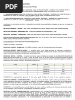 2. CONTRATO SOCIAL - ESCRITURAS DE CONSTITUCION