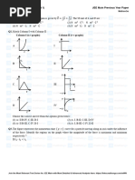 JEE Main 2023 (30 Jan Shift 1) Previous Year Paper with Answer Keys - 