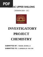 Chemistry Project 094116