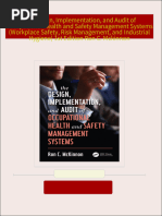 Download The Design, Implementation, and Audit of Occupational Health and Safety Management Systems (Workplace Safety, Risk Management, and Industrial Hygiene) 1st Edition Ron C. Mckinnon ebook All Chapters PDF