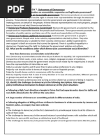 Ch 7 Outcomes of Democracy