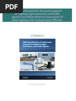 LRFD specifications for structural supports for highway signs luminaires and traffic signals First Edition American Association Of State Highway And Transportation Officials. all chapter instant download