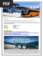 Manali Volvo Package 5 Night 4 Adults 20 june