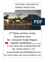 2m Ship Construction Ship Safety Environment Protection Notes by Anupam