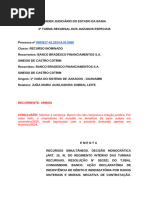 DM R - 0000817-42.2024.8.05.0088 - RI SIMULTÂNEOS. IMPROV. EMPRÉSTIMO RMC. NEGATIVA CONTRATAÇÃO. RÉU NÃO PROVA. SÚMULA 10 TU. RESTITUIÇÃO EM DOBRO. SEM DANOS MORAIS. SENTENÇA MANTIDA.