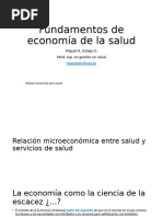 CLASE 2 FUNDAMENTOS DE ECONOMIA Y ECONOMIA DE LA SALUD - 2023