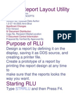 RLU Report Layout Utility