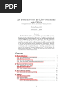 A.3 Introduction to Lévy processes and PIDEs