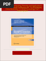 Download Full Bio inspired Computing Theories and Applications 13th International Conference BIC TA 2018 Beijing China November 2 4 2018 Proceedings Part I Jianyong Qiao PDF All Chapters