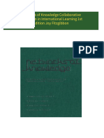 [Ebooks PDF] download Networks of Knowledge Collaborative Innovation in International Learning 1st Edition Joy Fitzgibbon full chapters