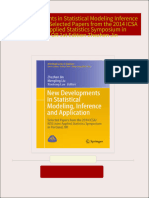 Full Download New Developments in Statistical Modeling Inference and Application Selected Papers from the 2014 ICSA KISS Joint Applied Statistics Symposium in Portland OR 1st Edition Zhezhen Jin PDF DOCX