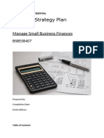 Finance Strategy Plan - Prime Build Solutions