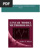 Instant download Linear model methodology 1st Edition Andre I. Khuri pdf all chapter