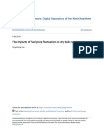 The Impacts of Fuel Price Fluctuation on Dry Bulk Cargo Market