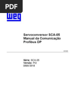 WEG Sca 05 Manual Da Comunicacao Profibus DP 0899.5818 Manual Portugues BR