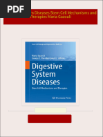 Digestive System Diseases Stem Cell Mechanisms and Therapies Maria Gazouli 2024 scribd download