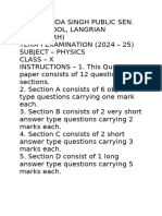 Class 10 Paper 1