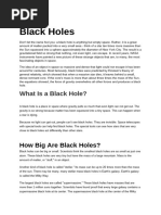 Black Holes