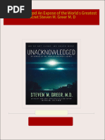 Get Unacknowledged An Expose of the World s Greatest Secret Steven M. Greer M. D free all chapters