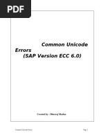 Common Errors Unicode New1