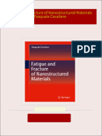 Download ebooks file Fatigue and Fracture of Nanostructured Materials Pasquale Cavaliere all chapters