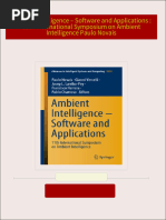 Ambient Intelligence – Software and Applications : 11th International Symposium on Ambient Intelligence Paulo Novais 2024 scribd download