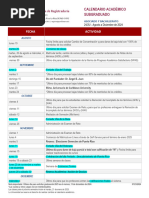 Caribbean CALENDARIO-ACADEMICO-SUBGRADUADO-24-2U-AGO-A-DIC