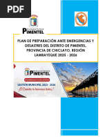 OK PLAN DE PREPARACION  ANTE EMERGENCIAS Y DESASTRES DISTRITO DE PIMENTEL  2025 - 2026