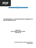 Icheme Wcce 05 LNG Versus GTL