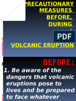 65RRR Precautionary Measures Before During and After Volcanic Eruption