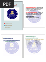 Communicable & Non-Communicable Diseases Class Notes (1)