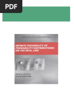 Infinite divisibility of probability distributions on real line 1st Edition Fred W. Steutel 2024 Scribd Download