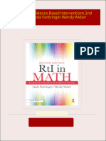 Download RtI in Math Evidence Based Interventions 2nd Edition Linda Forbringer Wendy Weber ebook All Chapters PDF