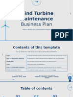 Wind Turbine Maintenance Business Plan by Slidesgo