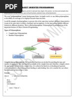 OBJECT ORIENTED PROGRAMMING(Polymorphism)